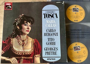 HMV ANGEL SLS 917 PUCCINI TOSCA 2-LP SET CALLAS (1980) EX GT BRITAIN (RE) - Picture 1 of 4