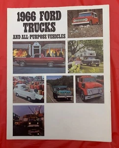 1966 Ford "BRONCO / RANCHERO / F-100 / F-250" Original Truck Dealer Brochure - Picture 1 of 4
