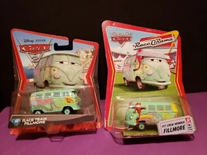Disney Pixar Cars Fillmore Volkswagen Bus VW BUS DIECAST Race Team PIT CREW 37 - Picture 1 of 18