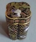 Antique Chinese Cloisonné Enamel And Brass Trinket Box