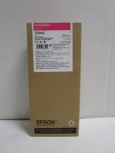 GENUINE EPSON MAGENTA INK T5963 STYLUS PRO 7900 9900 WT7900 (350ml) EXP. 08/2025 - Picture 1 of 3