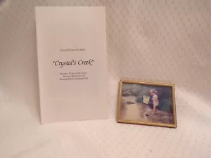 VTG Donald Zolan Mini Framed Picture "Crystal Creek" - Picture 1 of 7