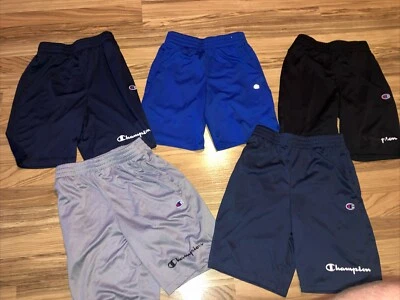 Pantalones Cortos Champion Niños Jóvenes Medianos Paquete Bolsillos Cintura Elástica Foto 1 de 3
