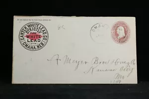 Nebraska: Omaha 1880s Carter White Lead Paint Advertising Cover - Picture 1 of 2