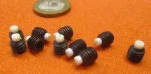 Kmac Alloy Steel Metric Set Screws, Nylon Tip, M6 x 6mm Length, 10 Pieces - Picture 1 of 8