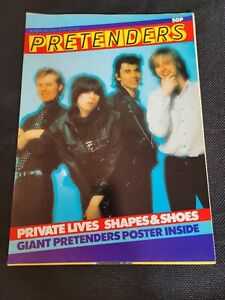 Pretenders, Private Lives Shapes & Shoes, UK poster magazine, terrific shape 