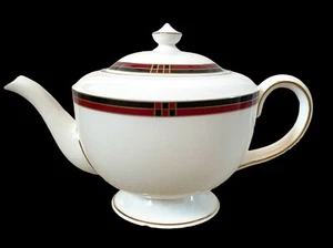 Royal Worcester MONDRIAN TEA POT ENGLAND - Picture 1 of 7