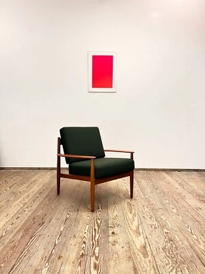 Mid Century Modern Lounge Sessel, Danish Design Teak Easy Arm Chair, Grete Jalk - Bild 1 von 4