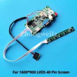 For B140RW02 V0/V1/V2 Laptop HDMI+VGA 1600x900 LVDS-40 Pin Controller Board Kit - Picture 1 of 8