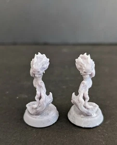 Flaming Skulls Set Miniature Dungeons And Dragons Pathfinder Critical Role - Picture 1 of 1