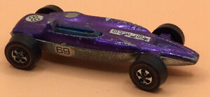 1969 Mattel Hot Wheels Redline Shelby Turbine 69 Purple ￼w/ Black Interior