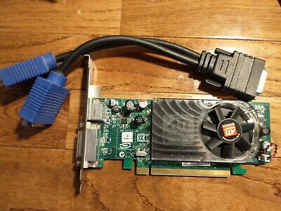 Dell AMD ATI Radeon B276 PCI-E & Dual Monitor VGA Adapter>