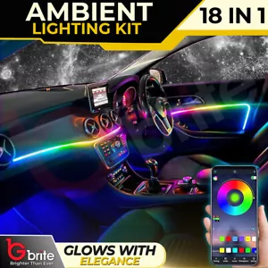18 in 1 Voll LED Symphony Traum Auto Innenraum Umgebungsbeleuchtung Wireless Kit UK - Bild 1 von 18