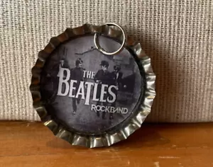 Beatles Rock Band Bottle Cap CHARM PENDANT - Picture 1 of 3