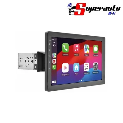 Phonocar VM 053 Monitor 10" 1DIN Autoradio Android Apple WiFi DAB+ Antenna VM053 - Immagine 1 di 4