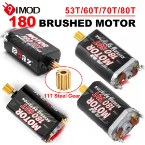 Motor cepillado RC 180 53T 60T 70T 80T para coches de oruga Traxxas Trx4m 1/18 RC - Imagen 1 de 28