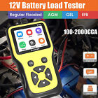 Digital 12V Car Battery Life Tester Load Test Analyzer 
