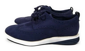 Cole Haan GrandEvolution Shortwing Mens Oxford Casual Shoes Blue White Size 8.5 - Picture 1 of 10