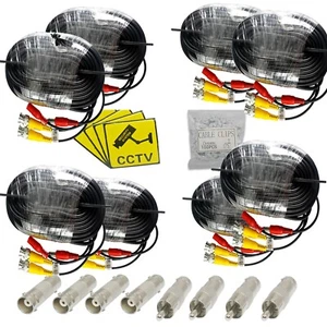 8X60ft BLC Pre-Made All-in-One Siamese Coaxial BNC Cable for CCTV Camera and DVR - Picture 1 of 10