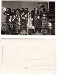 Breisach,Weihnachten Kinder b. Krippen Spiel  Christkind christmas  RPPC c.1930  - Bild 1 von 1