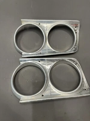 Ford Galaxie 1963 faros biseles cucharones faro lámpara moldura luz Foto 1 de 4