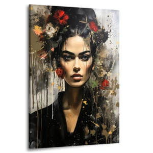 Acryl-Glas Bild Frida Kahlo Abstrakt Art Wand Bilder Deko Plexiglas Lifestyle - Bild 1 von 7