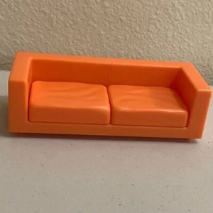 Bluey Orange Couch Sofa abnehmbare Kissen Home Spielset Wohnzimmer Puppenhaus - Bild 1 von 7