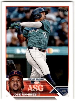 2023 Topps Update All-Star Game Jose Ramirez #ASG-50 Cleveland Guardians - Image 1 of 2