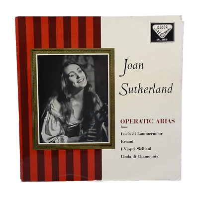 SXL 2159 WBG UK ED1 - SUTHERLAND - OPERATIC ARIAS - DONIZETTI & VERDI EX/VG - Image 1 of 4