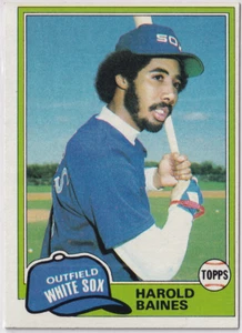 1981 Topps #347 Harold Baines RC EX-NM - Foto 1 di 1