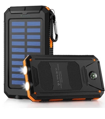 2025 Solar Portable Charg Power Bank with Flashlight Battery Pack Fast Charge - Image 1 of 4