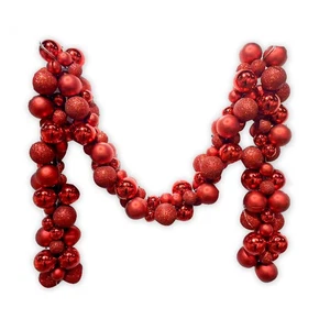 Christmas Bauble Garland - 1.8m RED - Bild 1 von 1