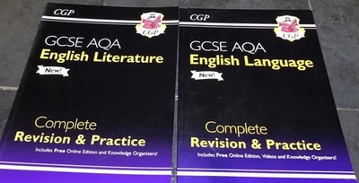 English Literature And English Language GCSE revision and Practice books AQA - Image 1 of 2