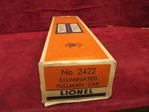 ORIGINAL  EMPTY BOX FOR LIONEL 2422 PULLMAN CAR  POSTWAR - NO RESERVE~lot 17 - Picture 1 of 11