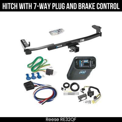 Paquete de remolque enganche + control de freno para 08-09 Ford Taurus Mercury Sable 44525 Clase 3 Foto 1 de 4