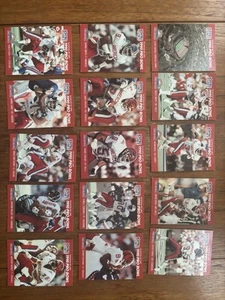 Lot Of 15 NFL 1990 Pro Bowl Trading Cards - Picture 1 of 10