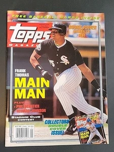 Vintage Spring 1992 Topps Magazin #10 mit John Goodman Babe Ruth Karte AL Cover - Bild 1 von 5