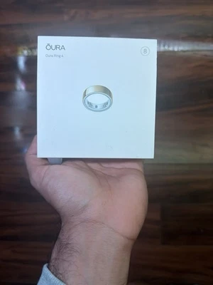 Oura Ring Gen 4 - Gold - Size 8  - BRAND NEW SEALED - Image 1 of 2
