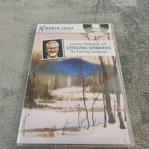 Leuchtendes Aquarell mit Die Abendlandschaft Sterling Edwards Kunstführer DVD - Bild 1 von 3