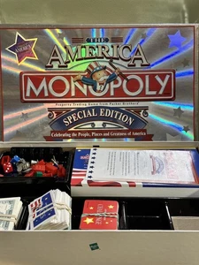 Monopoly The American Edición Especial Juego de Mesa Completo Celebrando América - Imagen 1 de 3