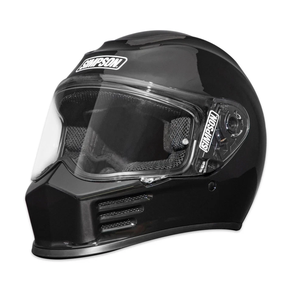 Simpson Motorcycle SPBL2 Speed Bandit Helmet Adult Large Black - Image 1 of 4