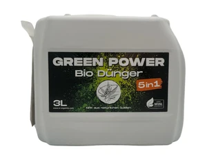 3L Green Power Bio Dünger 5in1 für Wuchs und Blüte + Vegan Phosphor Boost Pulver - Bild 1 von 3