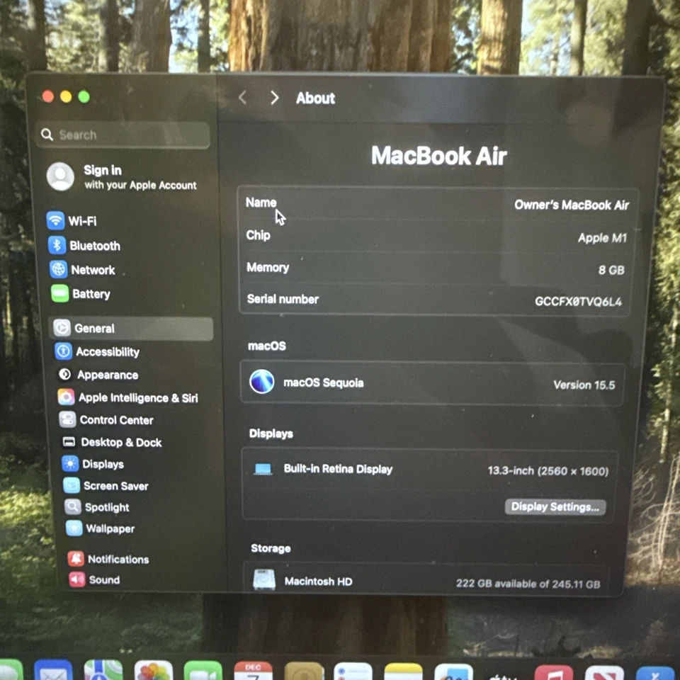 Apple MacBook Air 13 дюймов M1 - Изображение 1 из 2