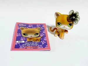 Pares de mascotas Littlest Pet Shop #11 gato pelo corto con tarjeta - Imagen 1 de 6