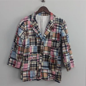 Jungen Bella Bliss karierte Madras Jacke 12 Jugendliche adrette Golf - Bild 1 von 5