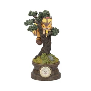 Studio Ghibli Totoro Kiefer Diorama Tischuhr Mein Nachbar Totoro Japan NEU - Bild 1 von 8