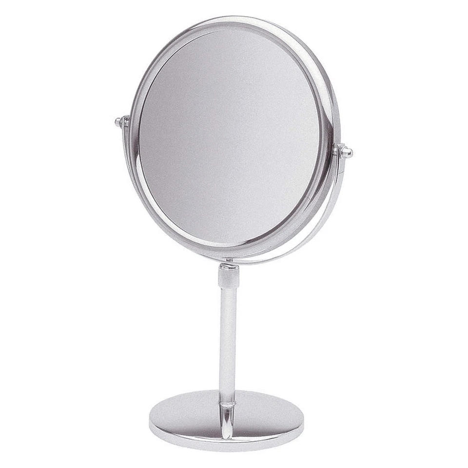 SEE ALL INDUSTRIES JCTP95 Pedestal Makeup Mirror,9 in W,20 in H 30AC26 - Image 1 of 1