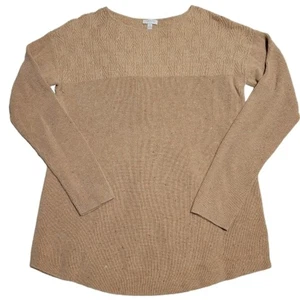 Talbots Damen hellbraun Langarm Rundhalsausschnitt leichter Pullover Größe Medium - Bild 1 von 14