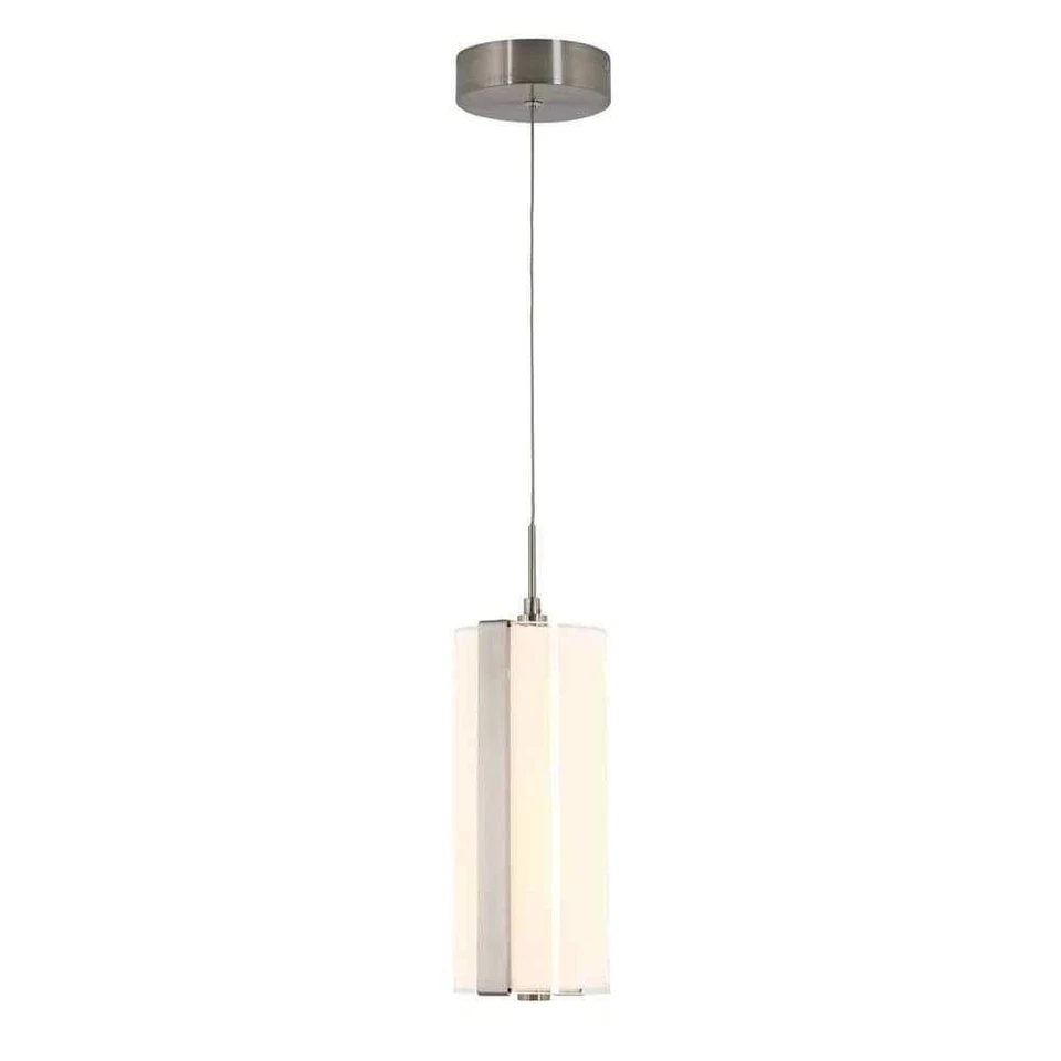 Artika Subway Round 12W LED Pendant Chrome Modern Hanging Light PDT-1SUB-HD-CR F