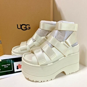 UGG WMNS Golden Rise Sandals White 1167431-JSM Women's Size7/8/9 - Picture 1 of 12